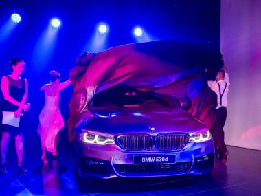 BMW - scénografie představení nové řady 5 | Event Deco