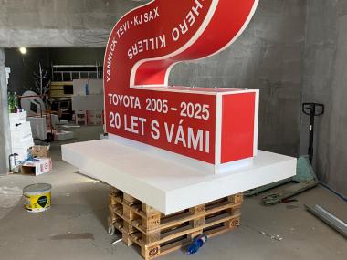 Eventdeco-fotopoint Toyota-vyroba na miru