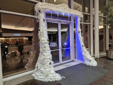 Eventdeco_Galerie Harfa_winter decorations_production