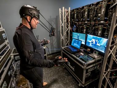 Motion capture-instalace-welcome