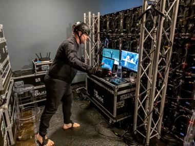 Motion capture-instalace-welcome